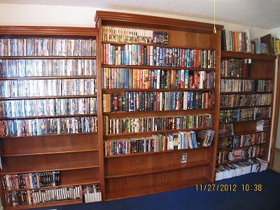 DVD/Book Cabinet, Made from W.VA. Cherry 2012